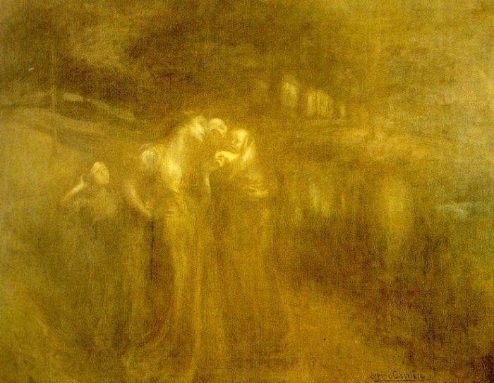 Eugene Carriere The Young Mothers Norge oil painting art